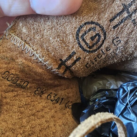 circle g womens boots 8.5 Honey Brown Fringe Booties Western Bohemian - Picture 7 of 8